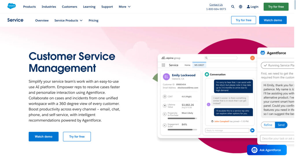 salesforce service cloud