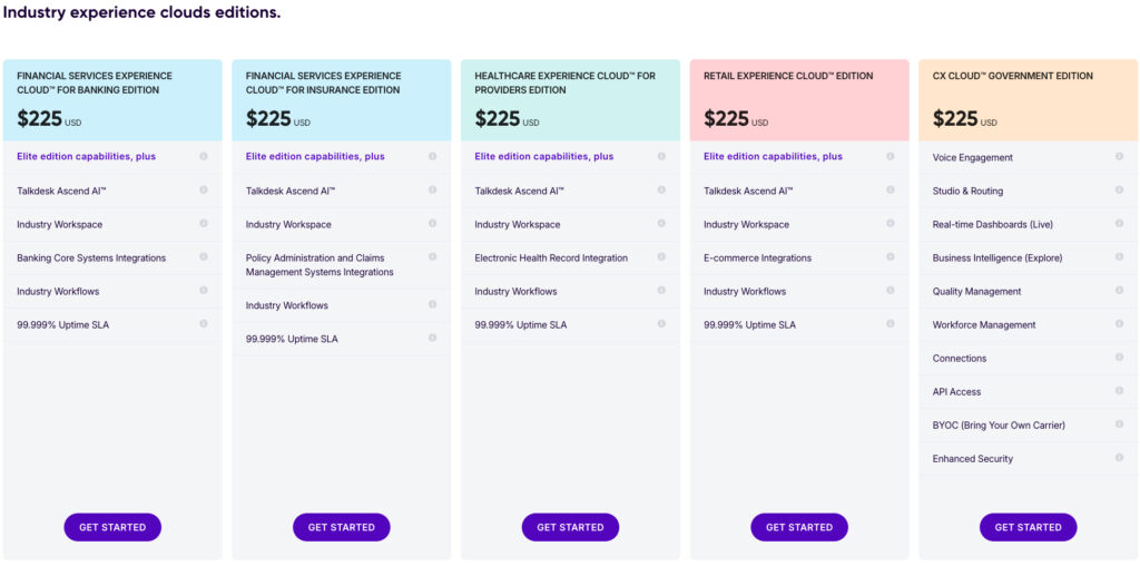 talkdesk pricing 1