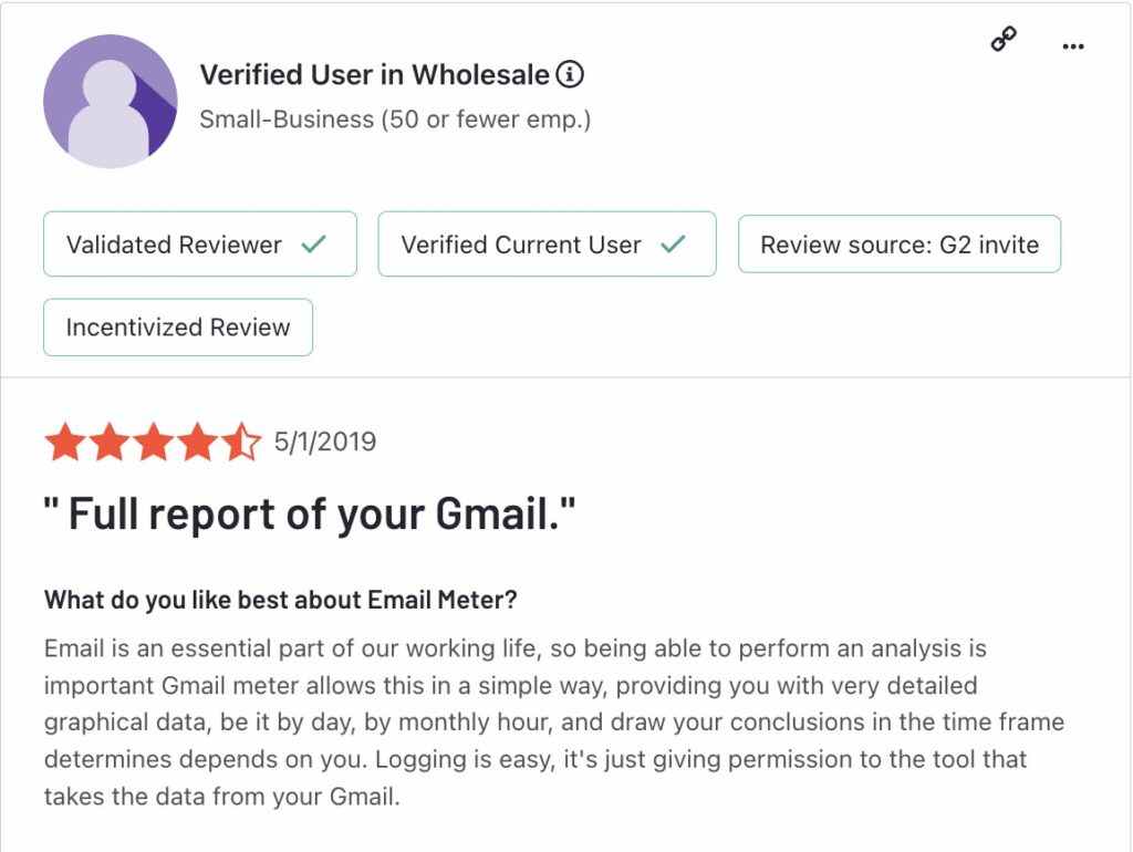 email meter positive review