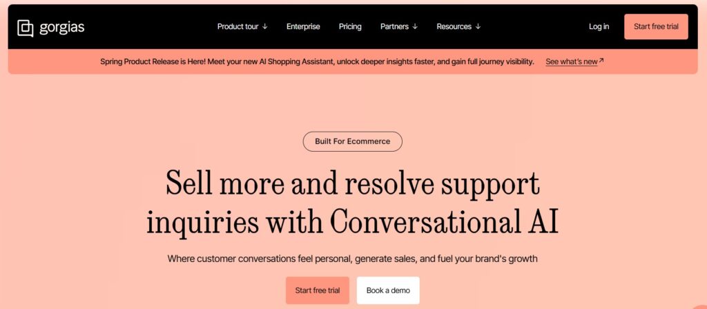 Gorgias homepage
