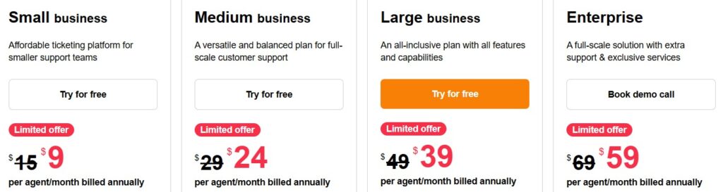 Liveagent pricing