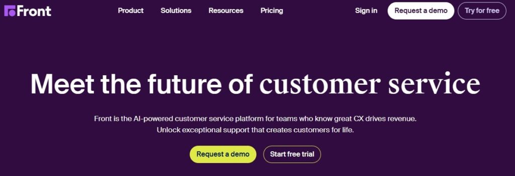 Front Home Page