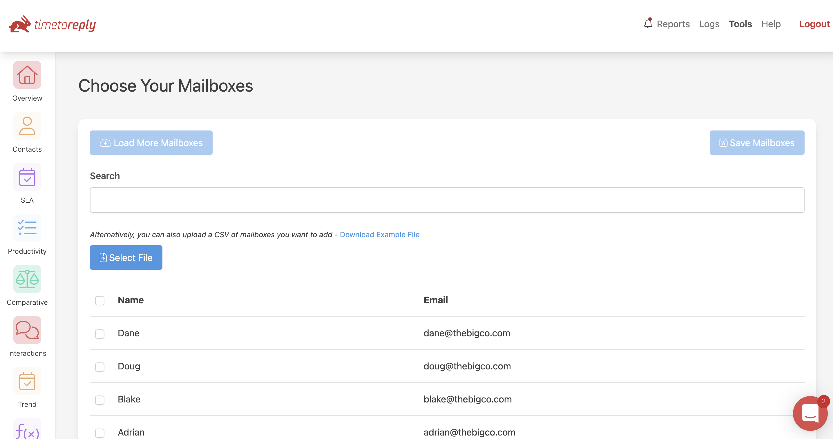 Add mailboxes