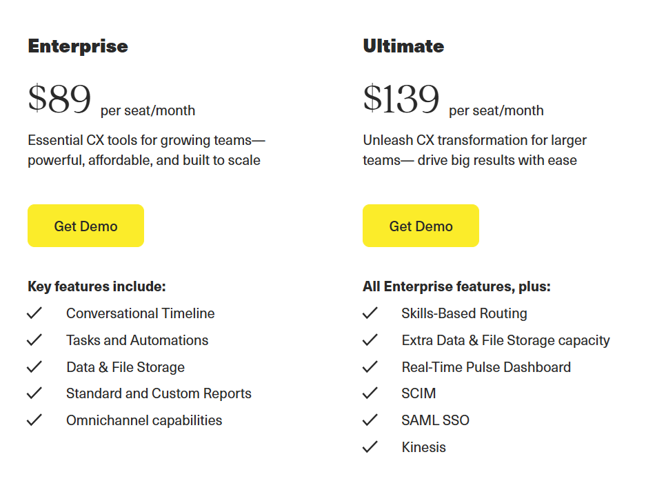 kustomer pricing