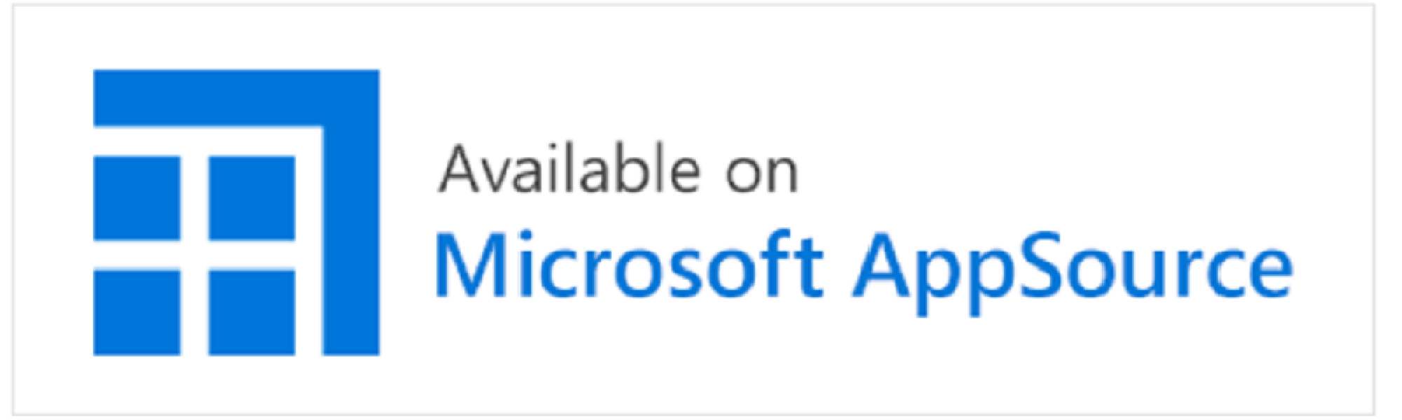 Approved on Microsoft AppSource 