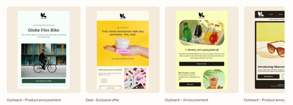 email templates examples