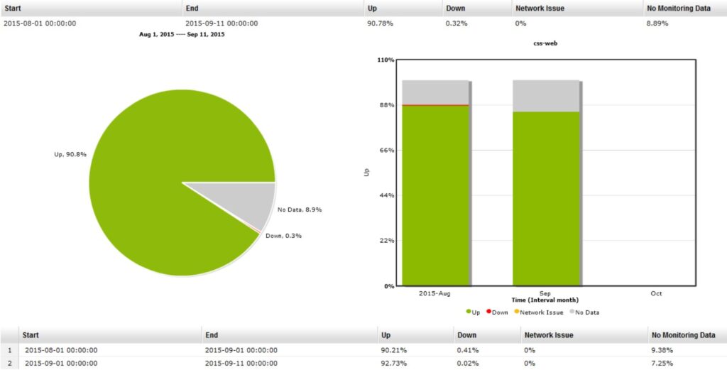 SLA audit report