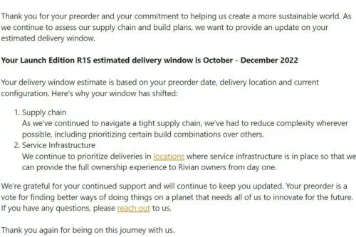 Delay response email example