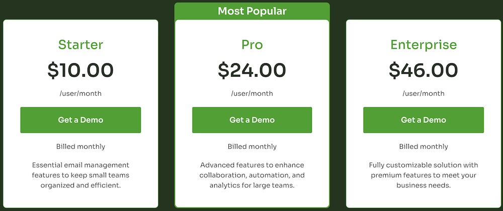 emailgistics-pricing