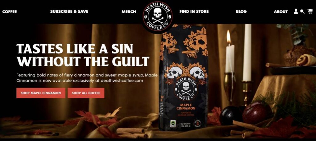 death wish coffee CTAs