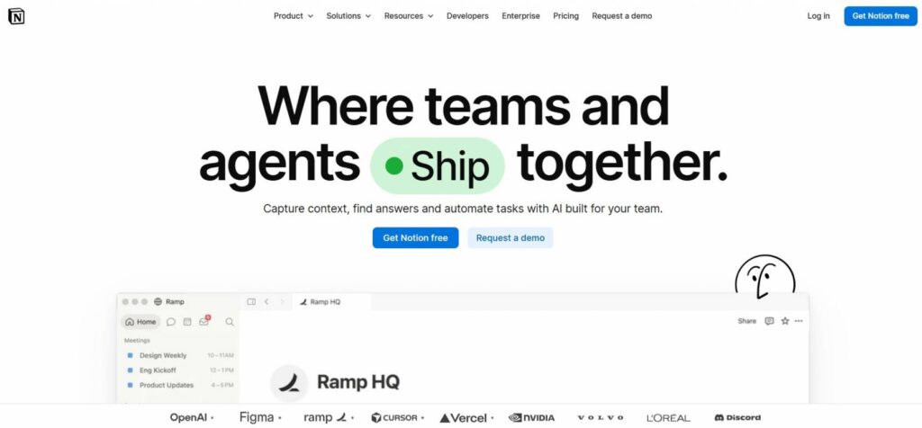 notion homepage