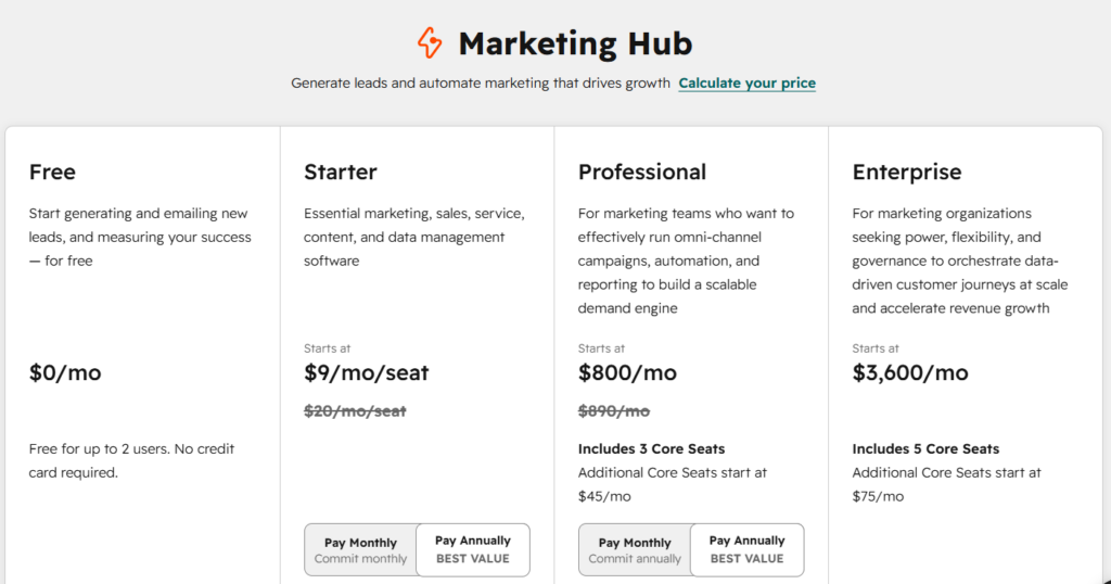 Pricing