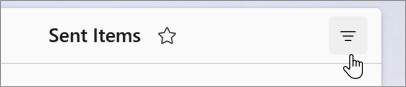 Filter by icon in outlook