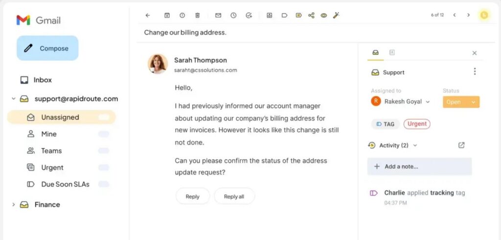 Hiver in Gmail