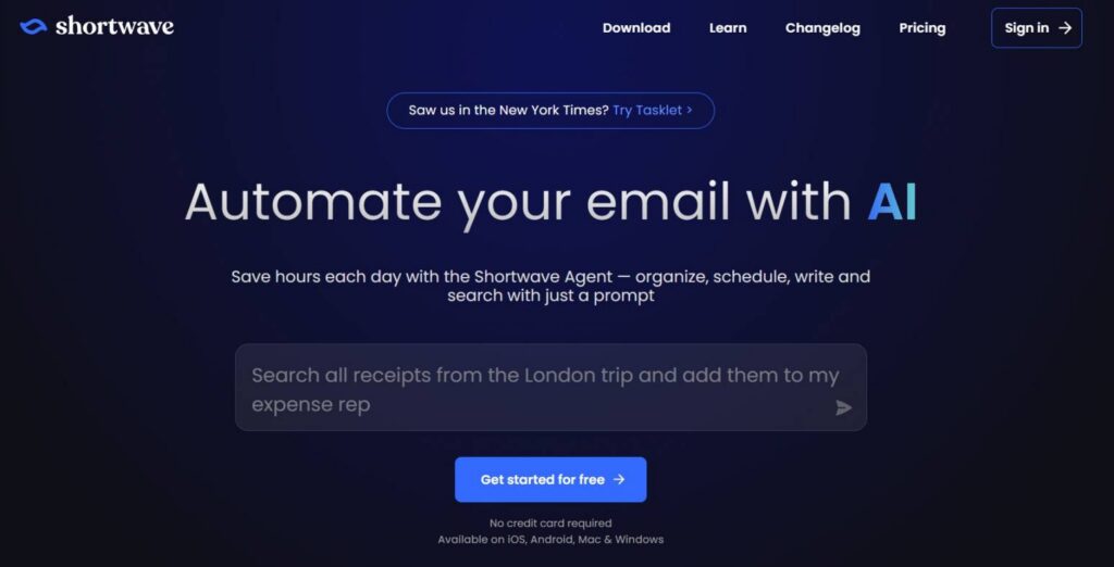 Shortwave homepage